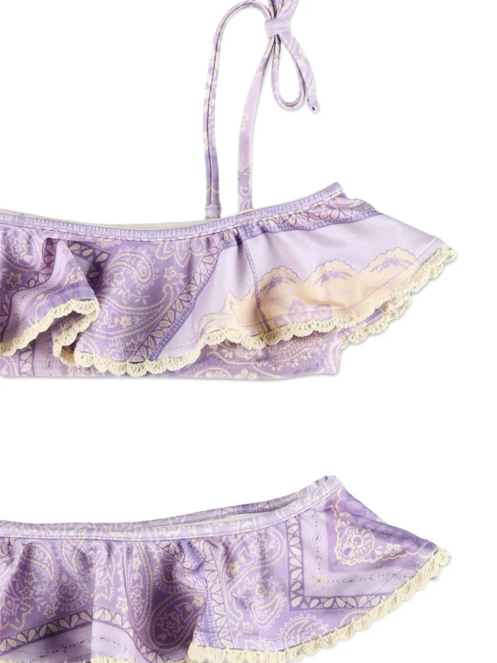 ZIMMERMANN Kids ruffled paisley-print bikini | Bikinis & Tankinis | Image 2