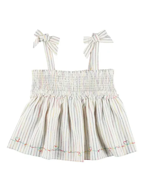 ZIMMERMANN Kids smocked ruffled top