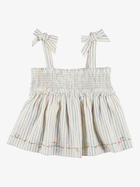 ZIMMERMANN Kids smocked ruffled top