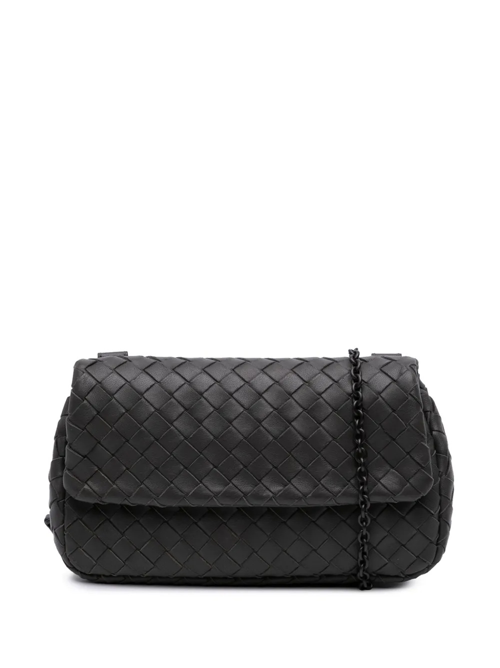 2012-2024 Mini Nappa Intrecciato Expandable Chain Flap crossbody bag