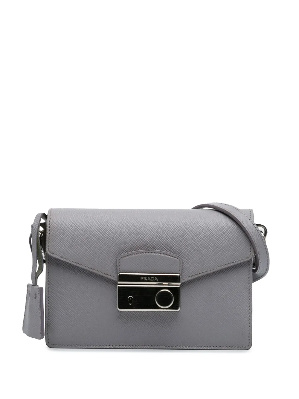 Prada Pre-Owned 2000-2024 Saffiano Lux Sound Lock crossbody bag | Purple | Image 1