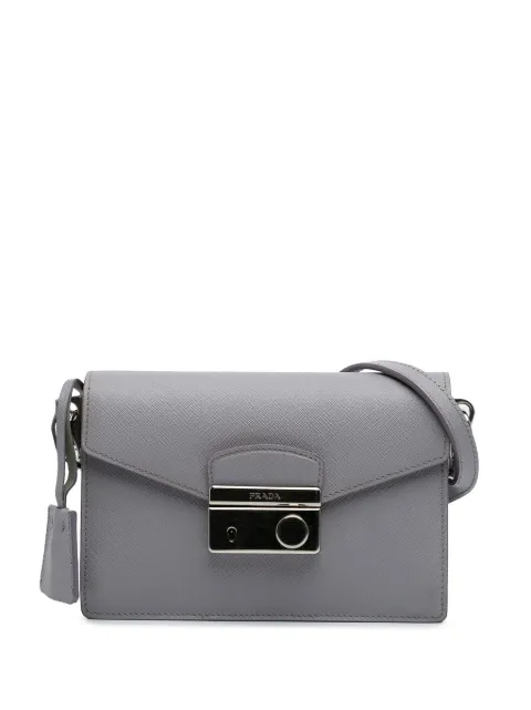 Prada Pre-Owned 2000-2024 Saffiano Lux Sound Lock crossbody bag
