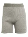 adidas Essentials Rib 1/4 logo-waistband shorts - Green