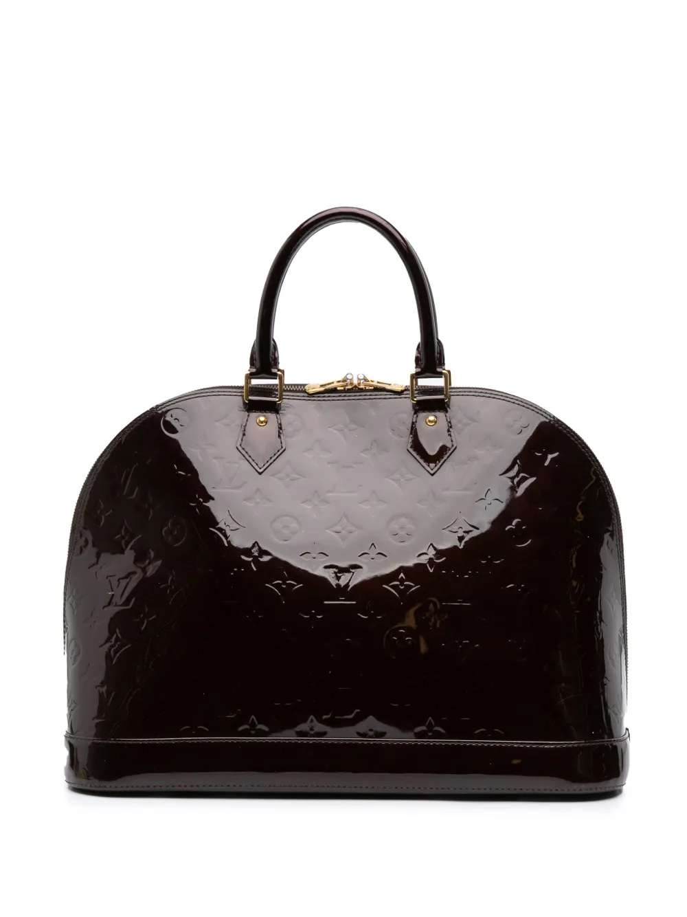 Louis Vuitton Pre-Owned sac à main Monogram Vernis Alma GM (2013) | violet | Image 1