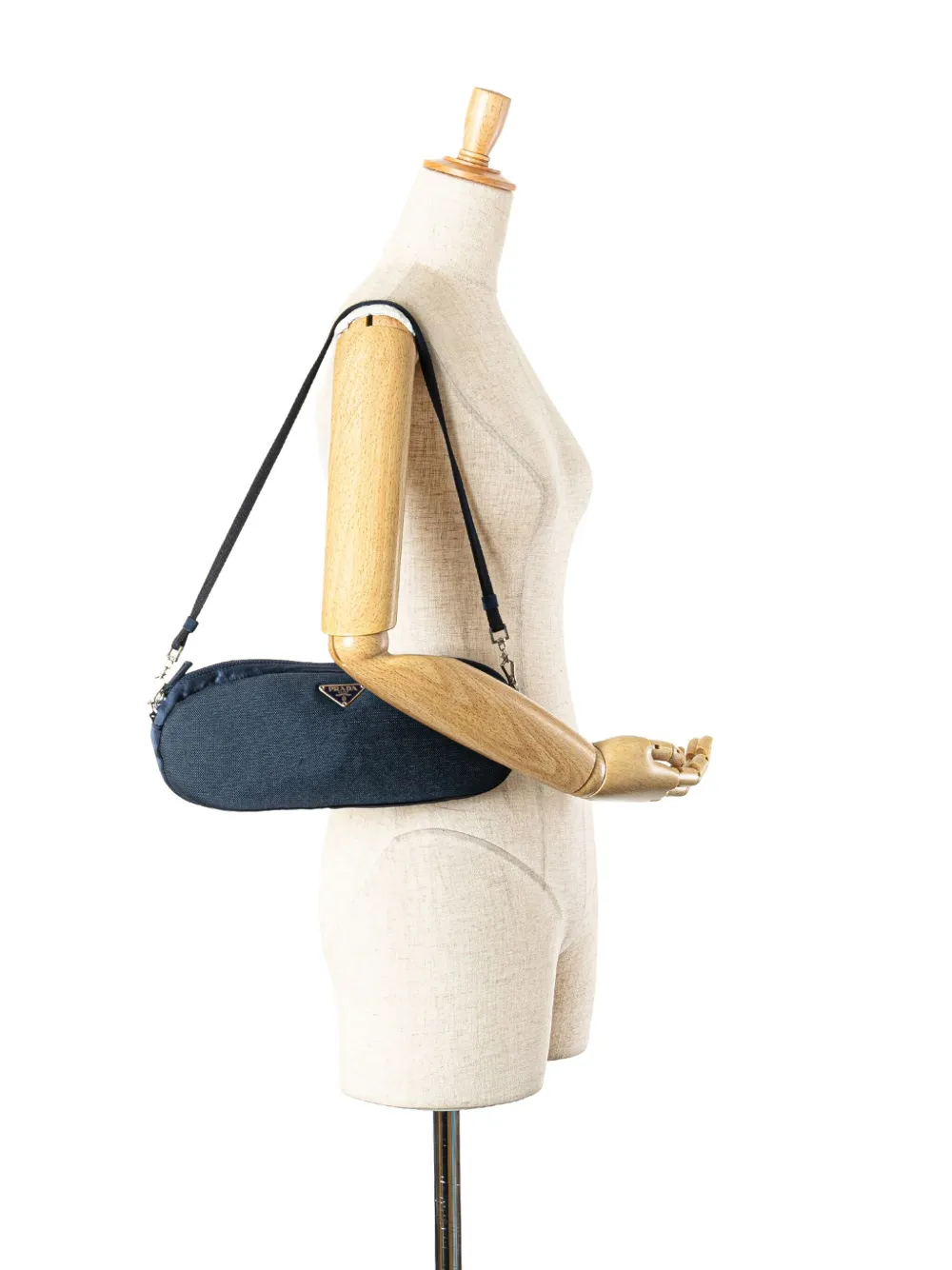 Prada Pre-Owned 2000-2013 Satin Trimmed Mesh shoulder bag | Pre-Owned | Image 2