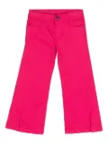 Dkny Kids split-hem smart trousers - Pink