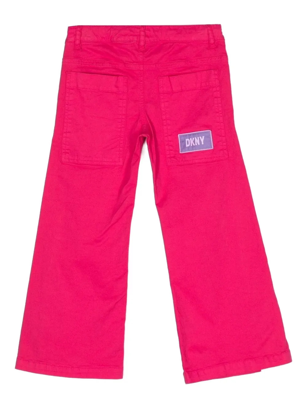 Dkny Kids split-hem smart trousers Roze