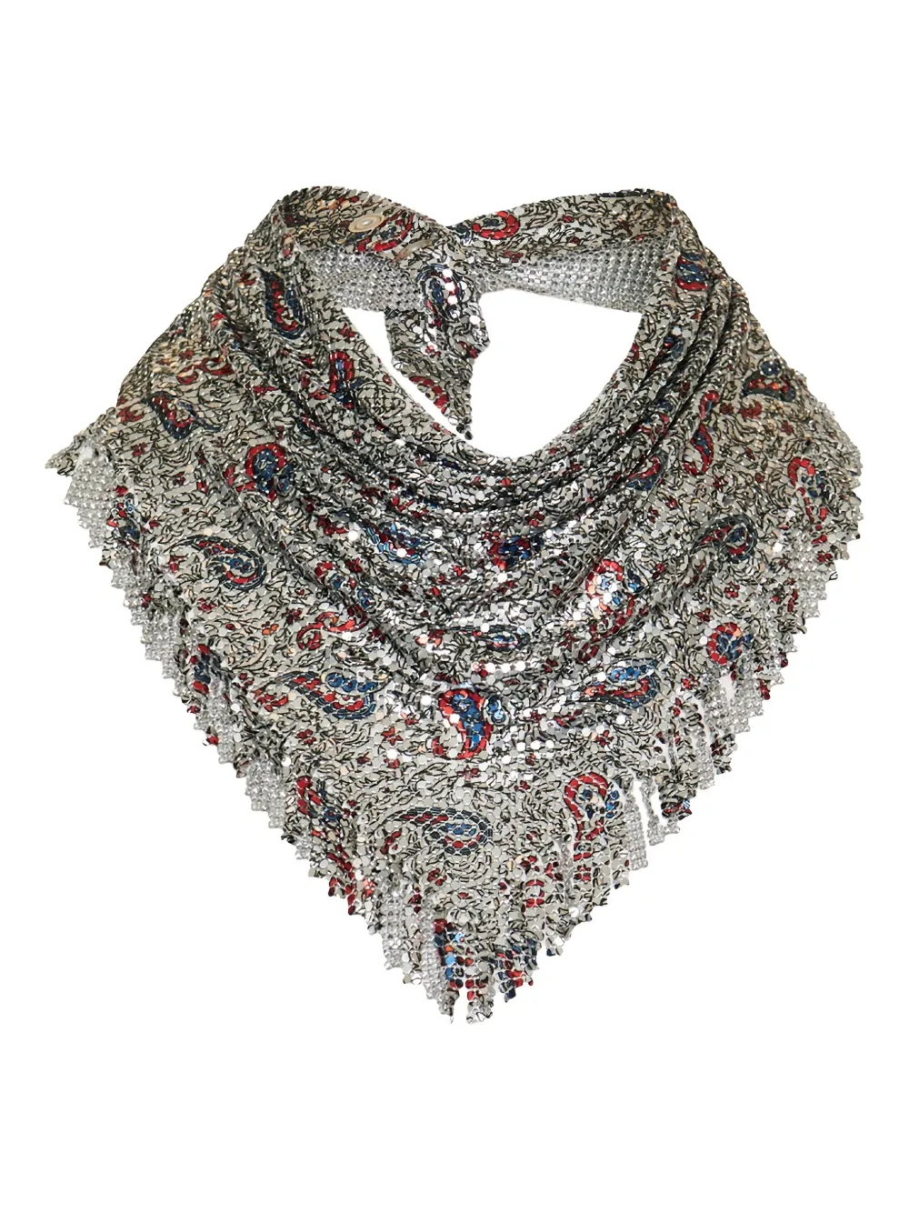 Rabanne paisley-print chainmail necklace | Image 2