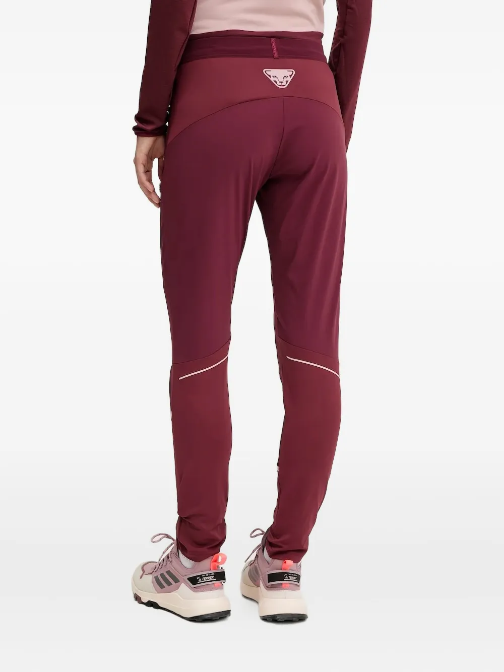 DYNAFIT Trainingsbroek met vlakken Rood