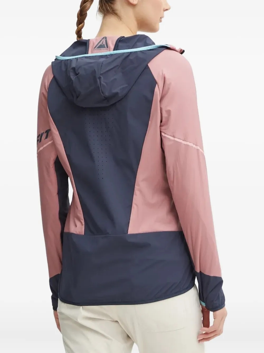 DYNAFIT hooded panelled jacket - Roze