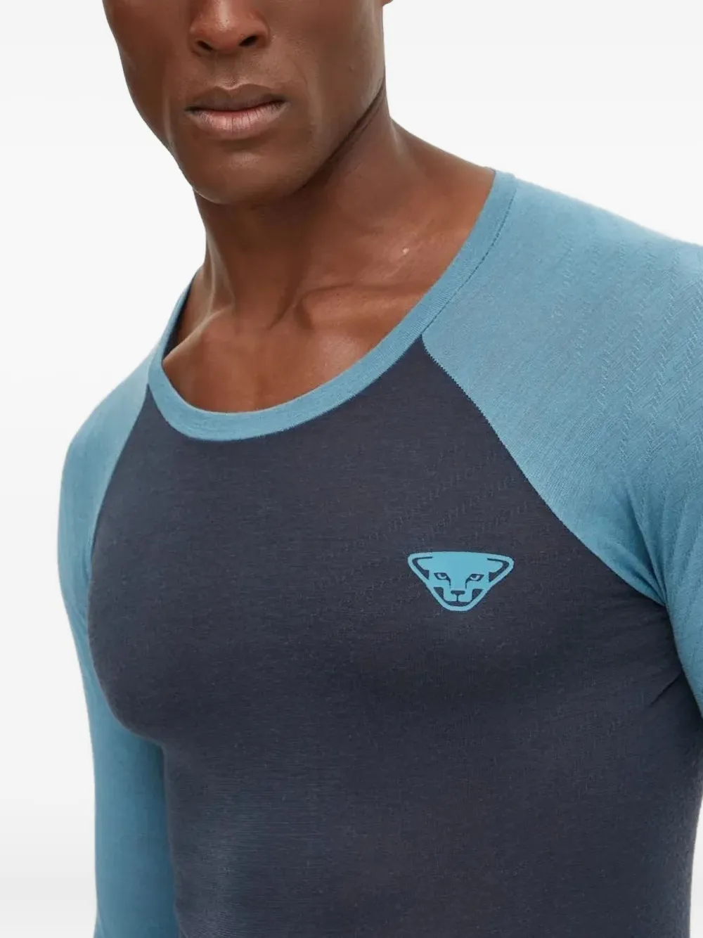Dynafit Raglan-sleeve Baselayer Top In Blue