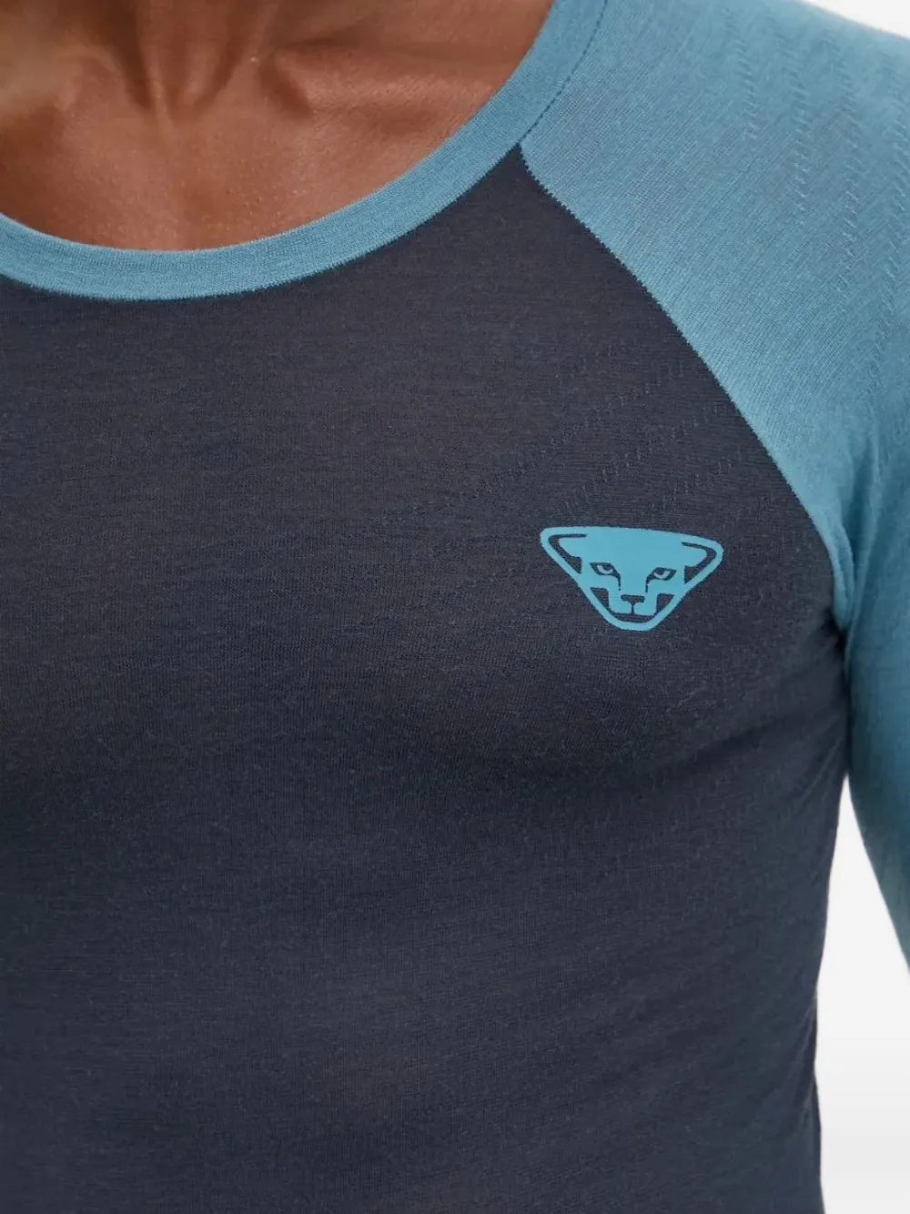 Dynafit Raglan-sleeve Baselayer Top In Blue
