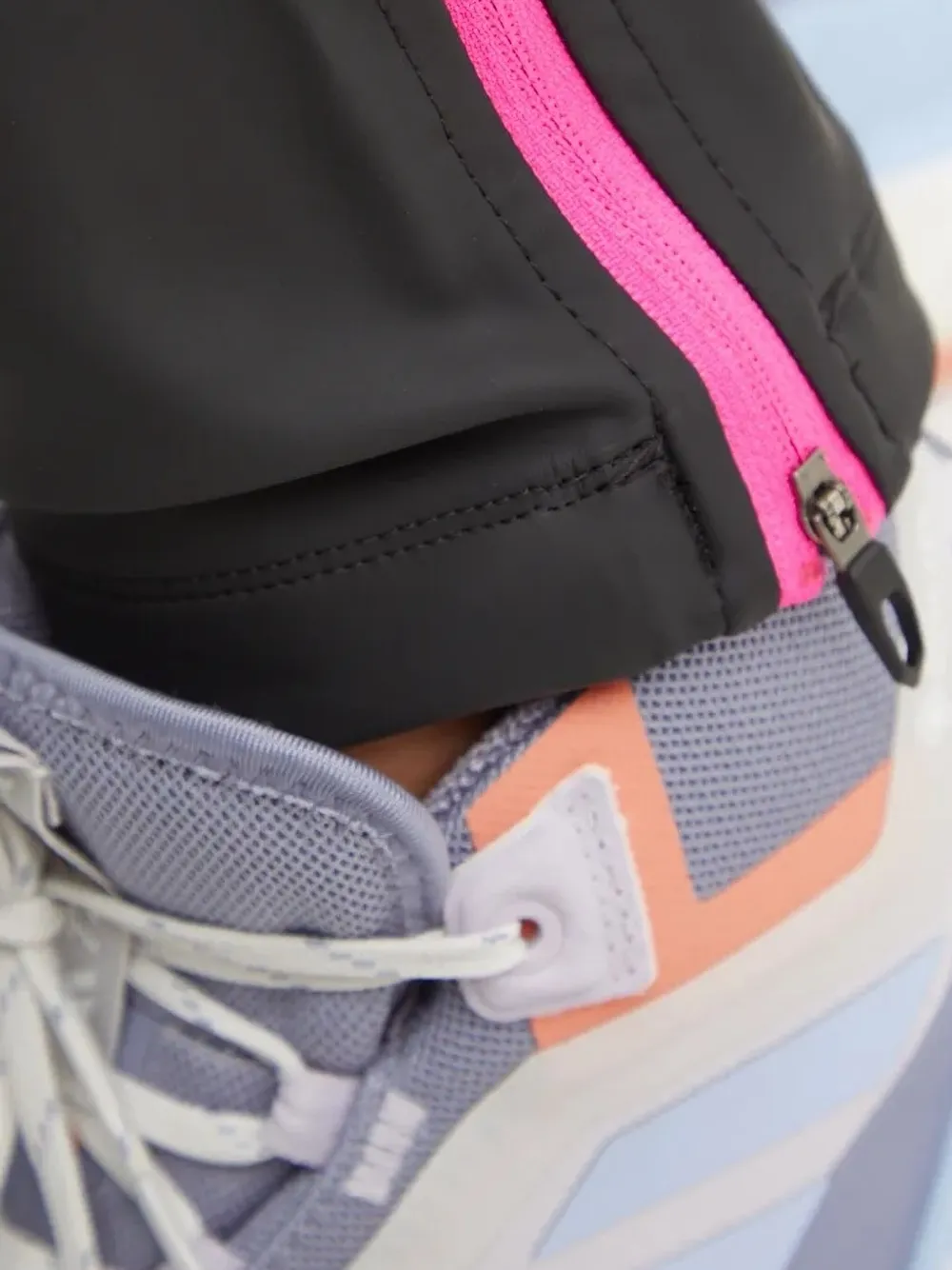 Dynafit Pink-trimmed Performance Trousers In Black