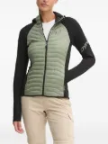 DYNAFIT quilted hooded jacket - Green