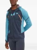 DYNAFIT hooded panelled lightweight jacket - Blue
