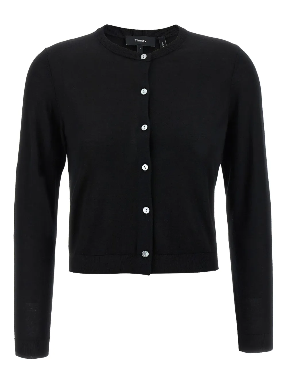Theory button-up cardigan | negro | Image 1