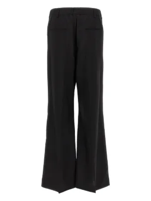 パンツ MARNI BLACK WOOL PALAZZO TROUSERS Marni Black Wool Palazzo Trouser – LOZURI®
