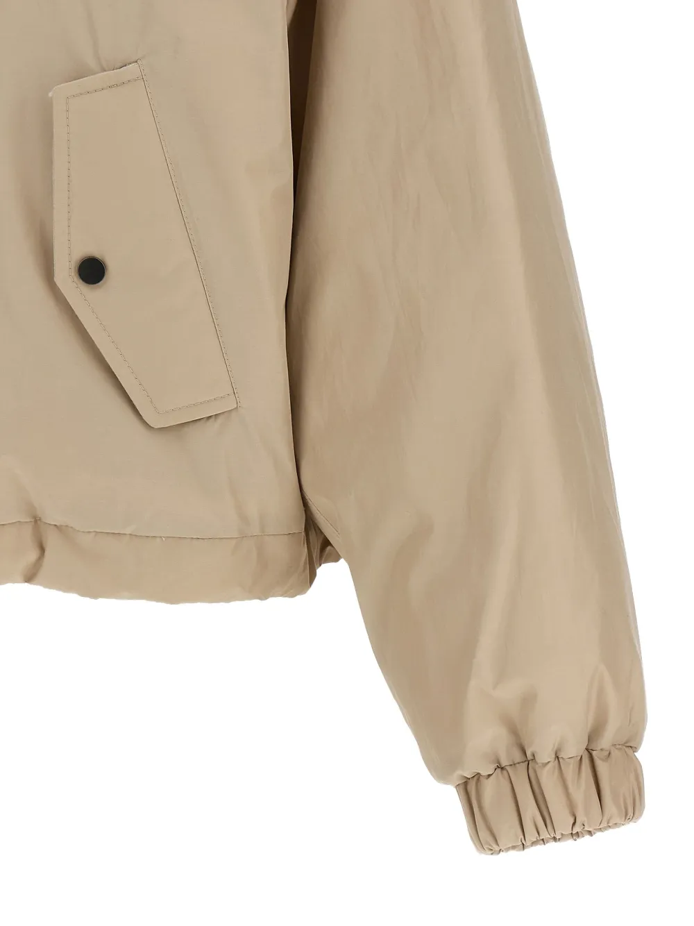 Brunello Cucinelli Bomberjack met rits Beige