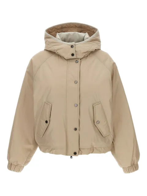 Brunello Cucinelli zip-up bomber jacket