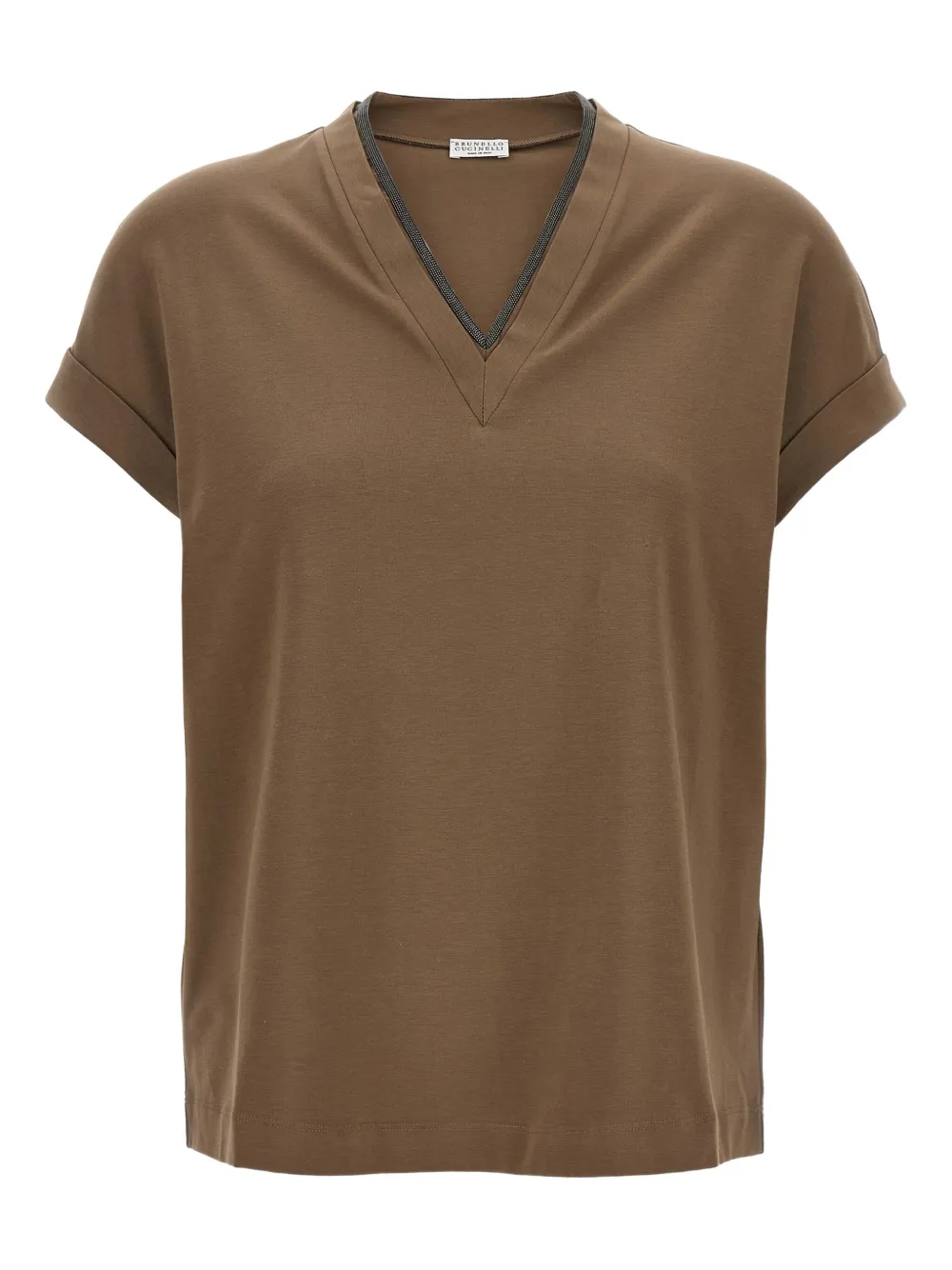 Brunello Cucinelli Monile T恤 | 褐色 | Image 1