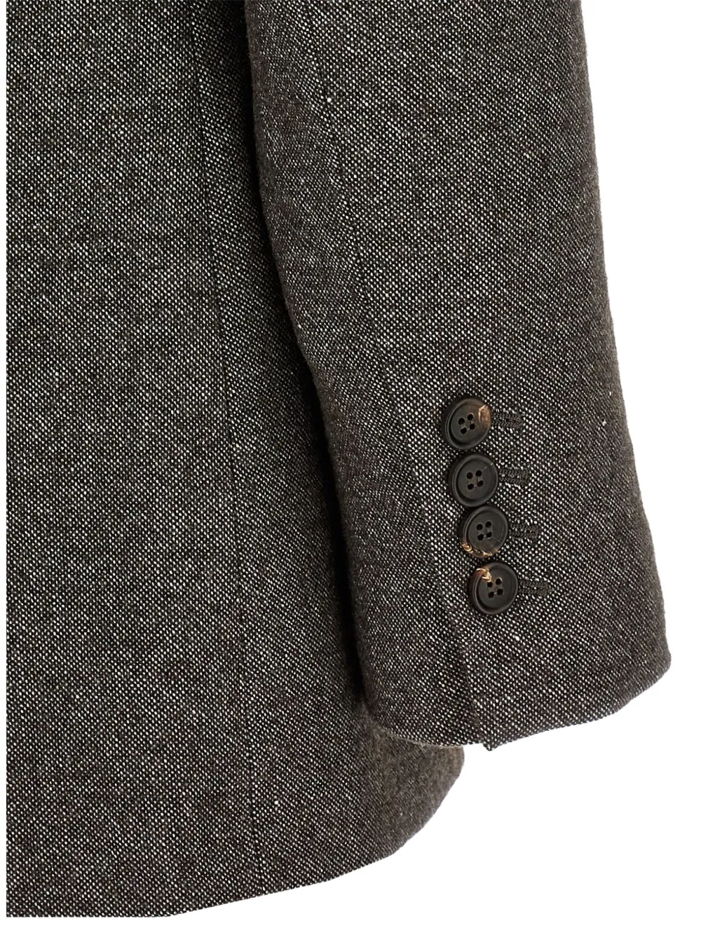 Brunello Cucinelli Blazer met dubbele rij knopen Bruin