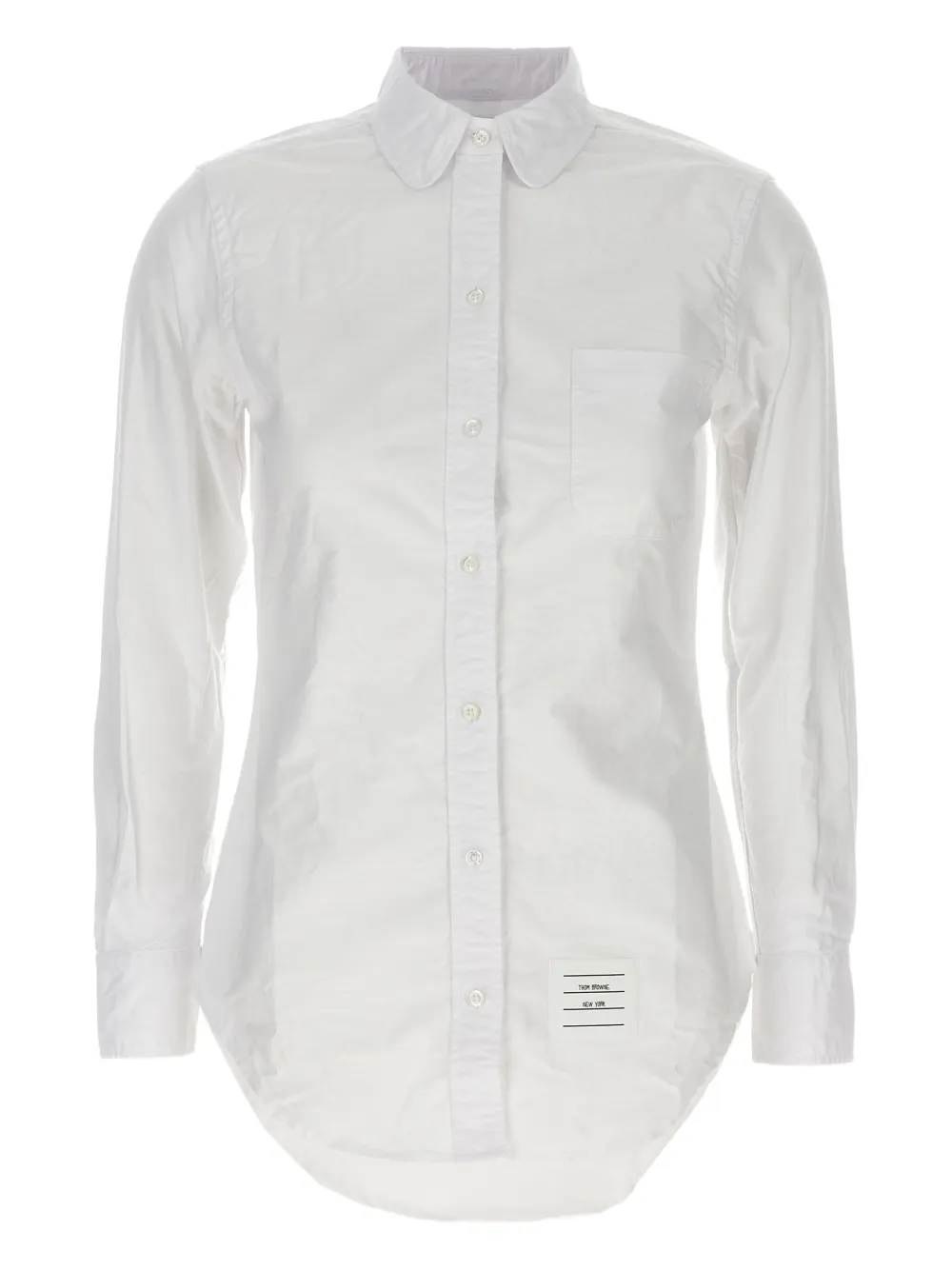 Thom Browne long sleeve button-up shirt | White | Image 1
