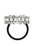 Self-Portrait crystal-embellished headband - Silver