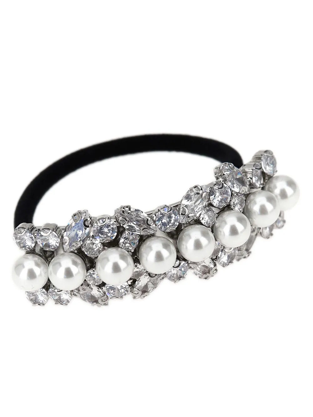 Self-portrait Crystal-embellished Headband In Metallic