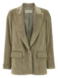 Peserico corduroy blazer - Green