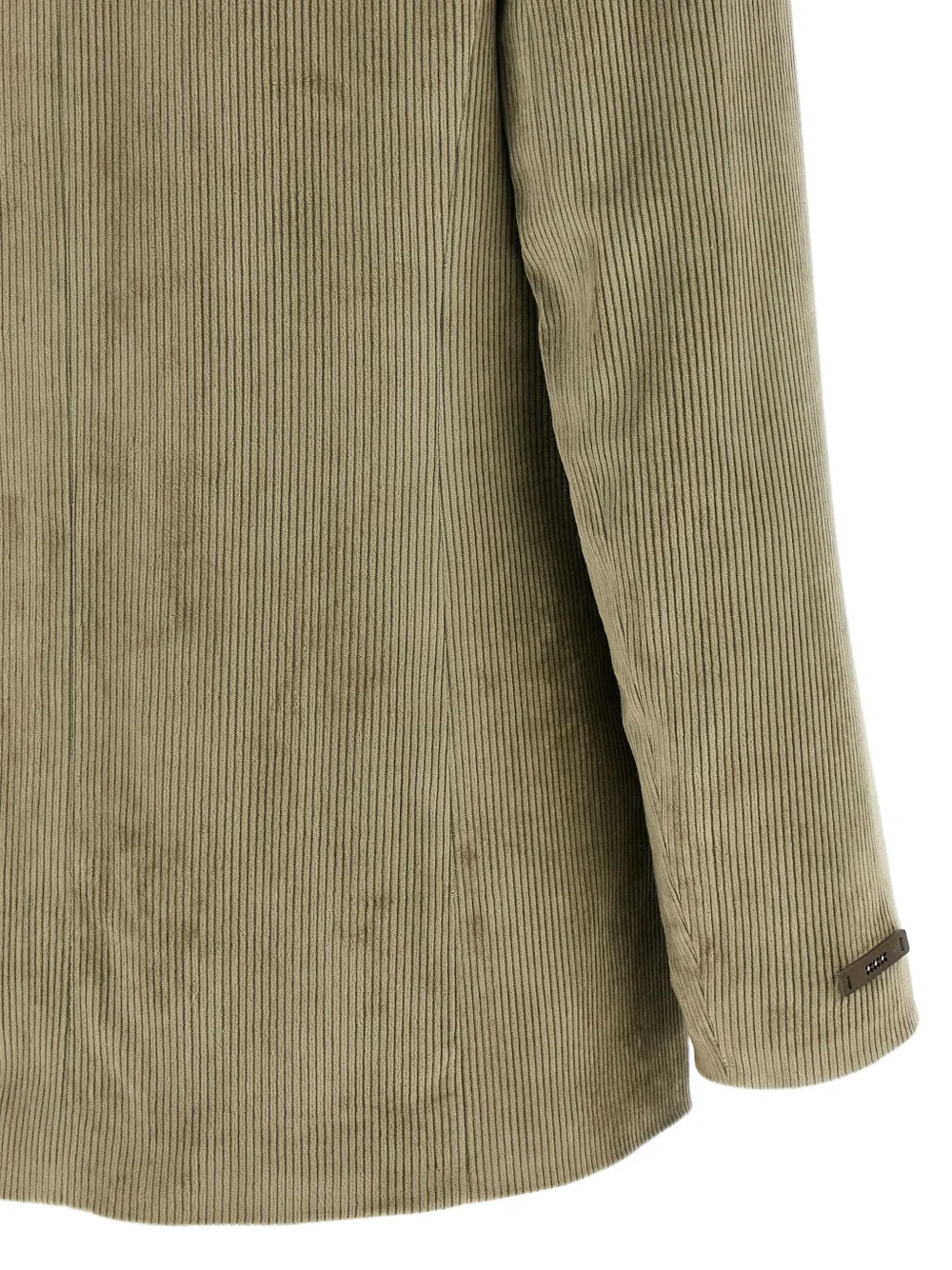 Peserico Ribbed Velvet Blazer With Flap Pockets