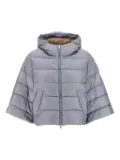 Peserico hooded puffer jacket - Grey