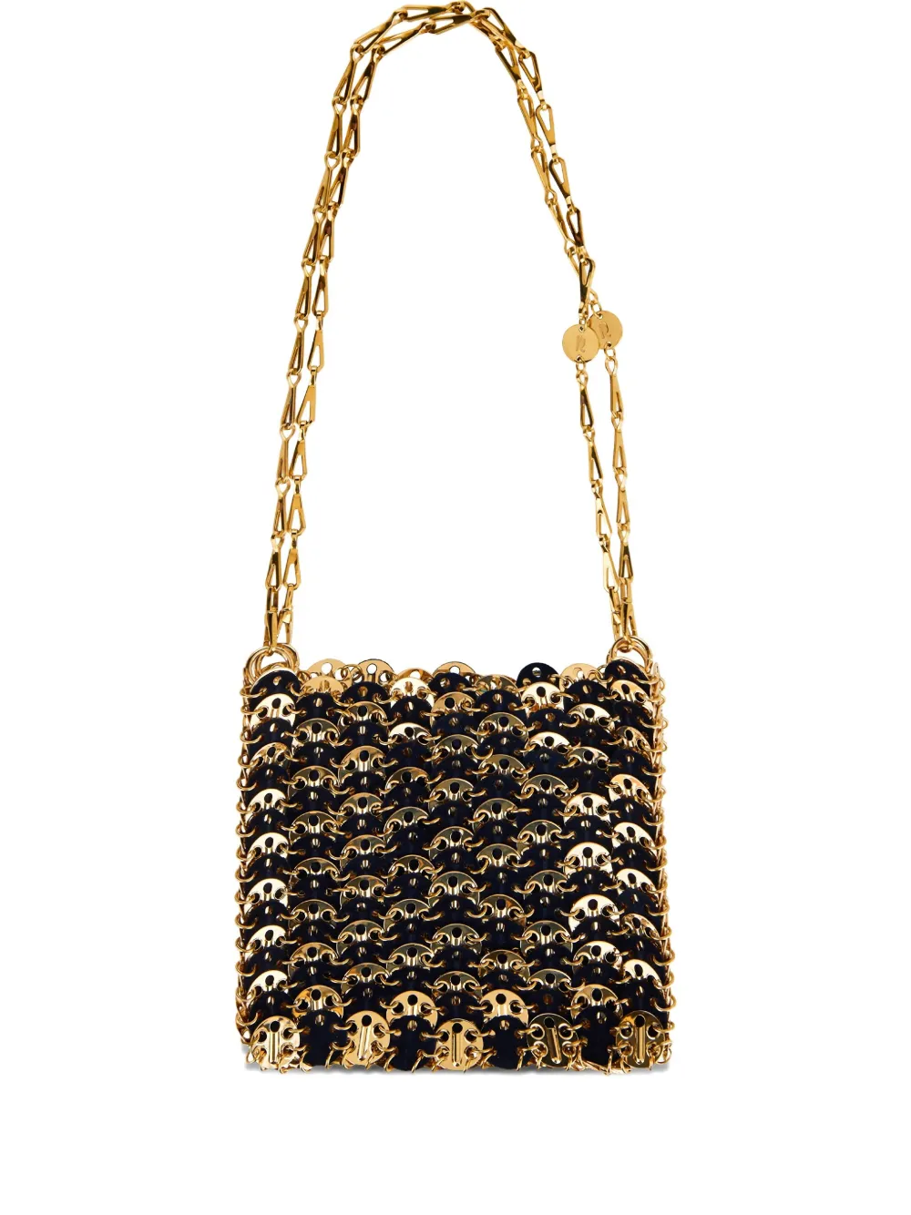 Rabanne double-handle chain-link mini bag | Gold | Image 1