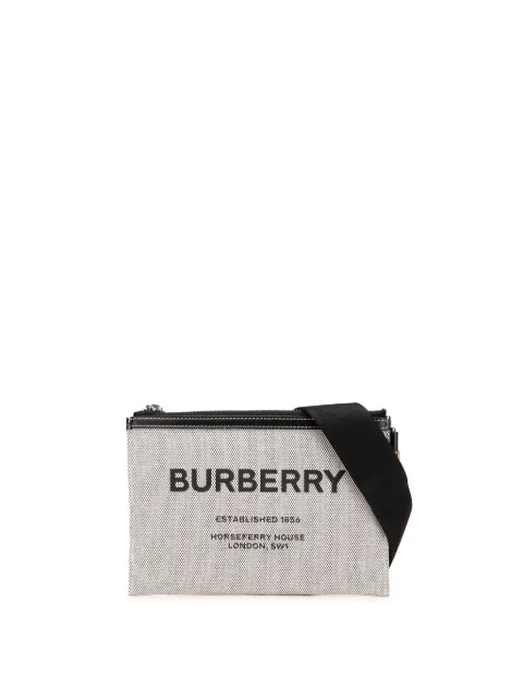 Burberry Pre-Owned 2018-2024 Canvas Horseferry Print Callum crossbody bag