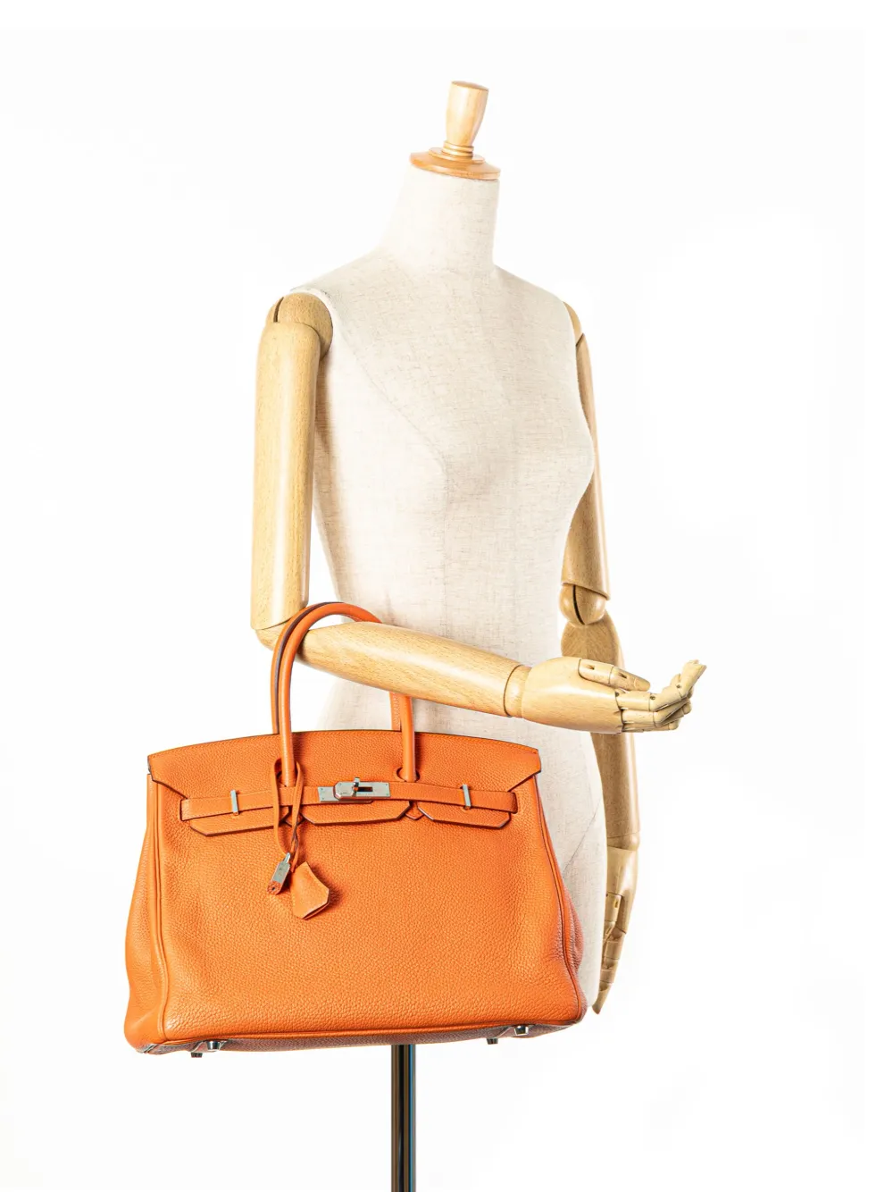 Hermès Pre-Owned 2011 Clemence Birkin Retourne 35 handbag | Pre-Owned | Image 2