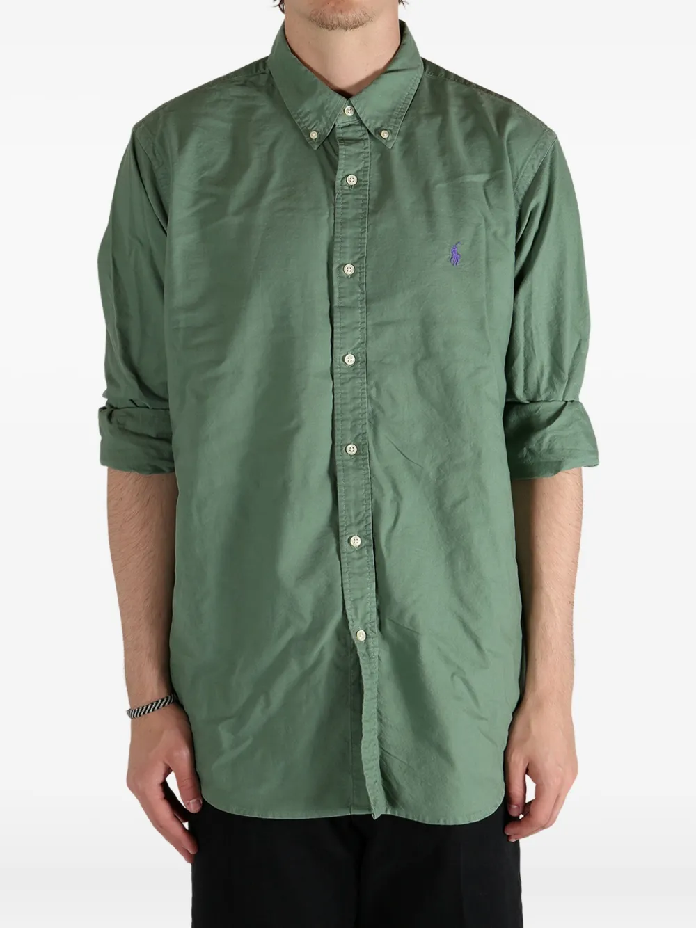 Polo Ralph Lauren long-sleeve cotton shirt Groen