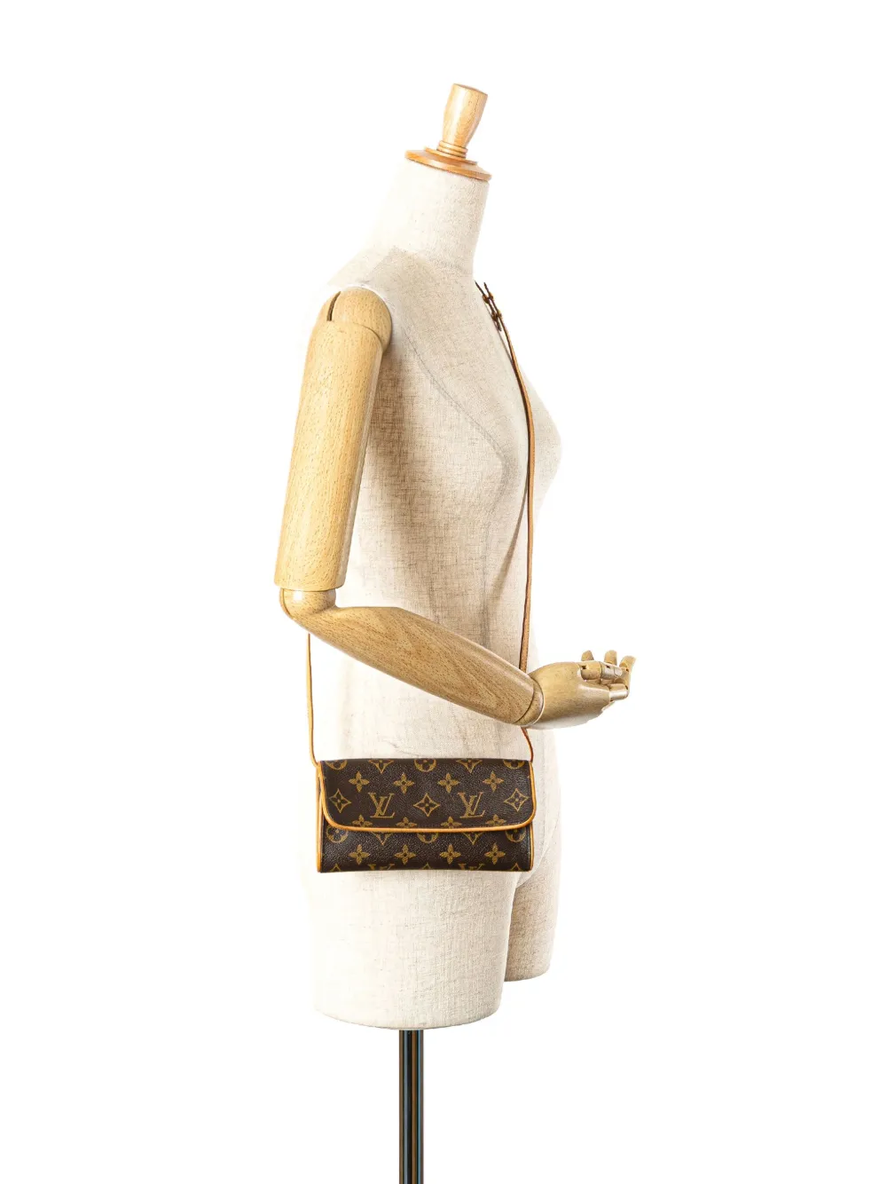 Louis Vuitton Pre-Owned 2001 Monogram Pochette Twin PM crossbody bag | Pre-Owned | Image 2