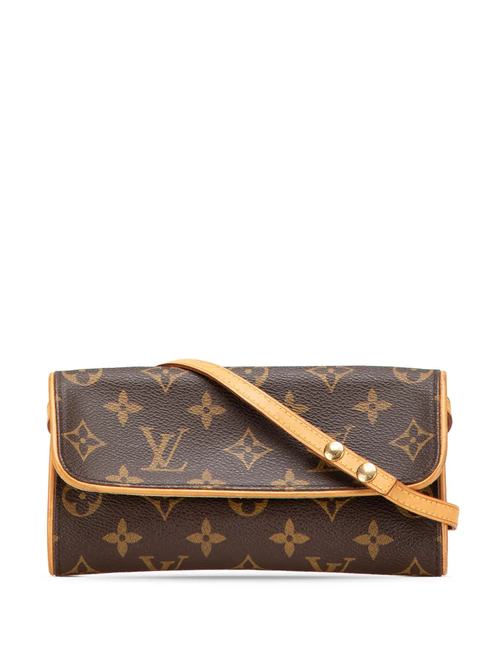 Louis Vuitton Pre-Owned 2001 Monogram Pochette Twin PM crossbody bag | Brown | Image 1