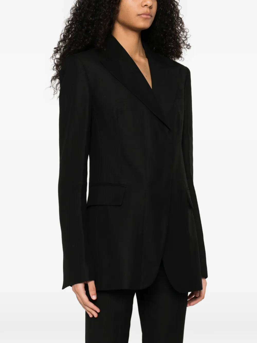  Sportmax Single-breasted Blazer - Black 