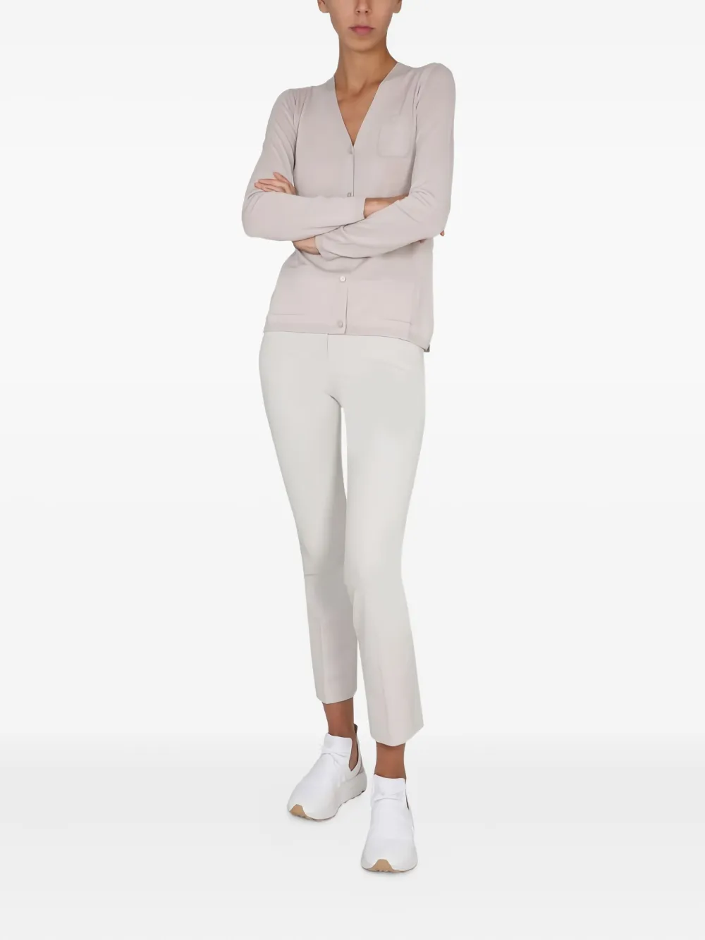 'S Max Mara Fresco cropped trousers - Beige