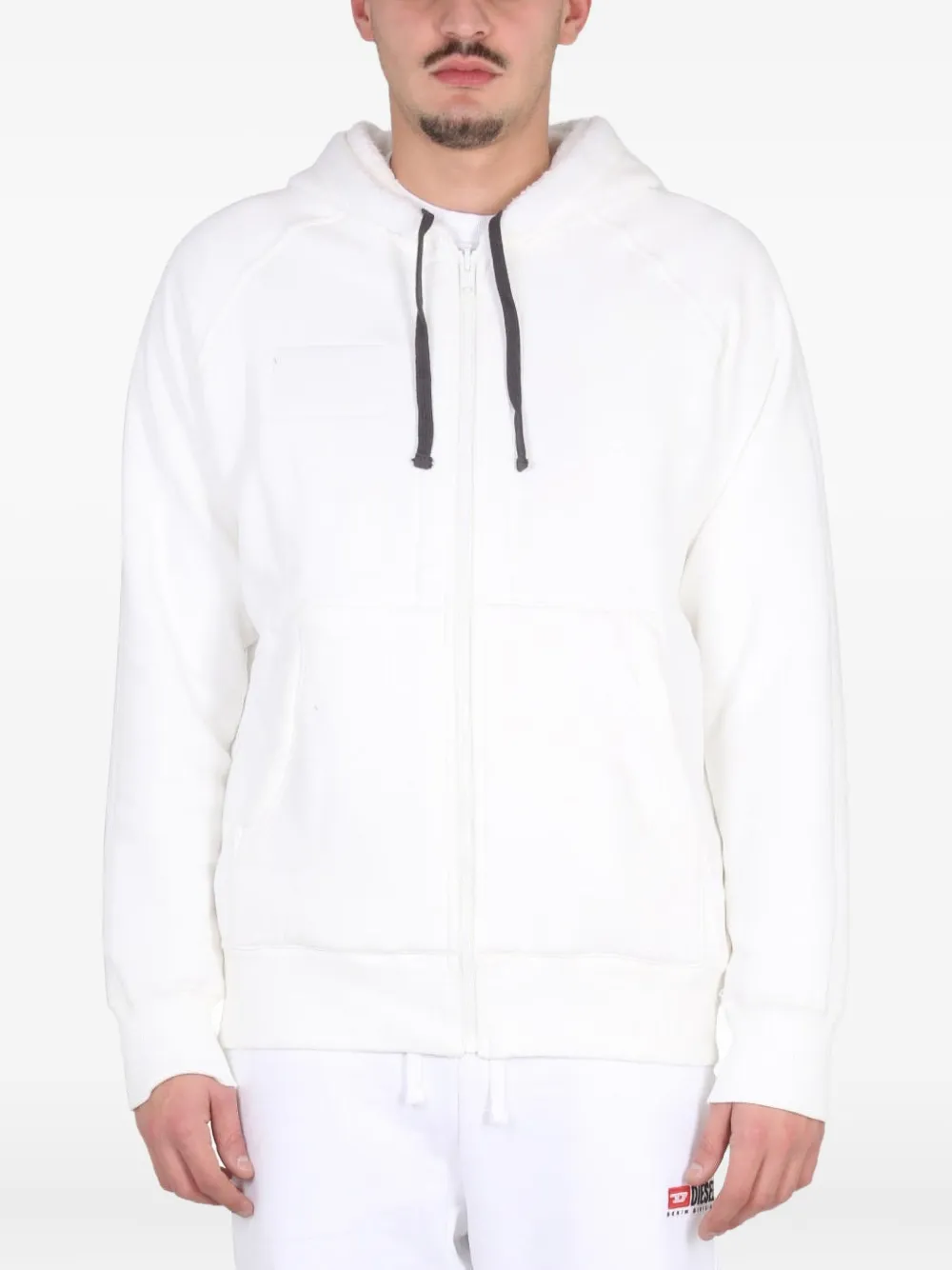 Diesel zip-up hoodie - Bianco