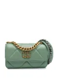 CHANEL Pre-Owned 2021-2025 Quilted Lambskin 19 Wallet on Chain satchel - Green