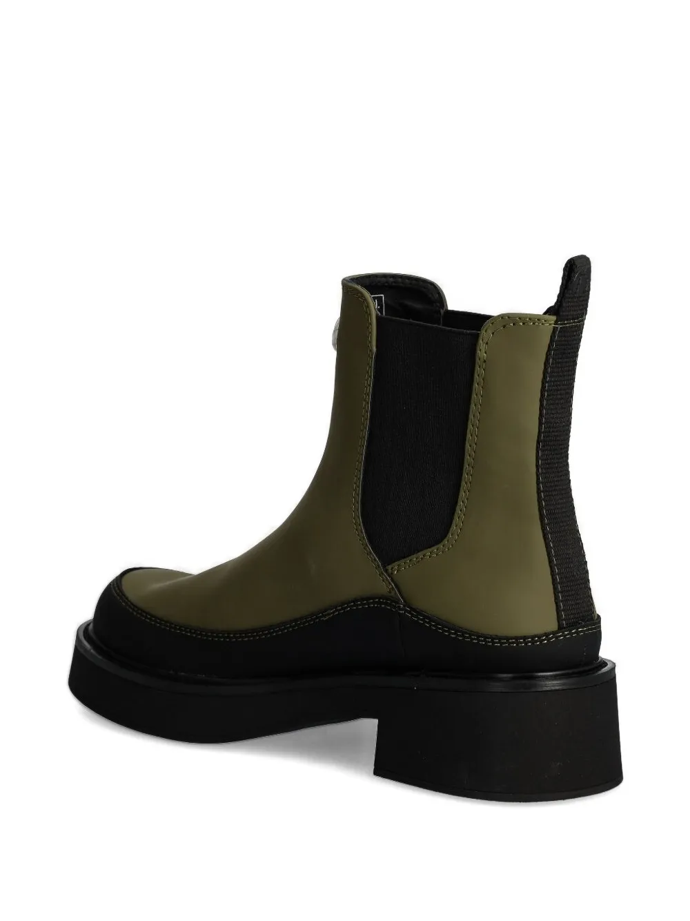 Desigual elastic-panel platform boots Green