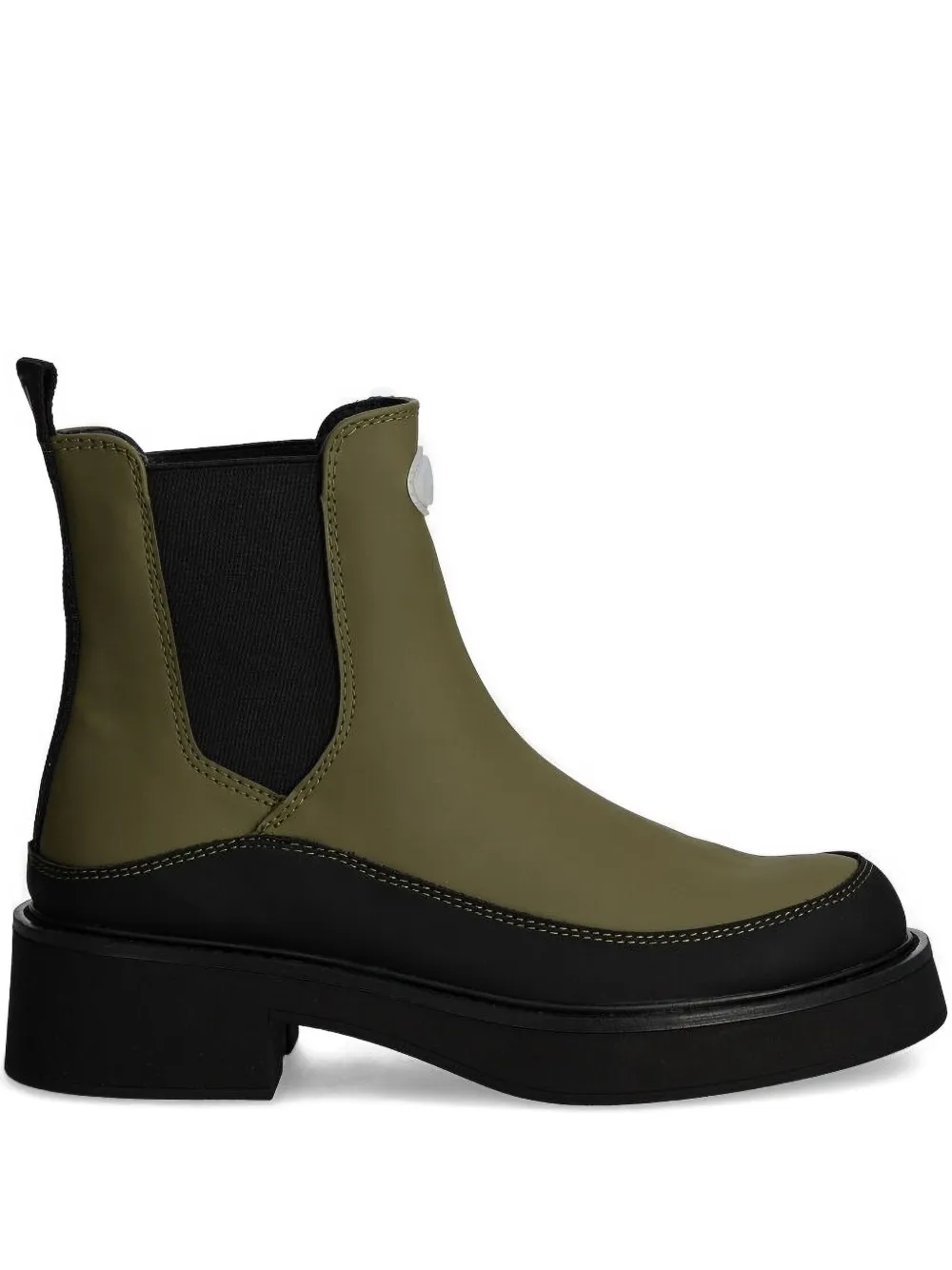 Desigual elastic-panel platform boots Green