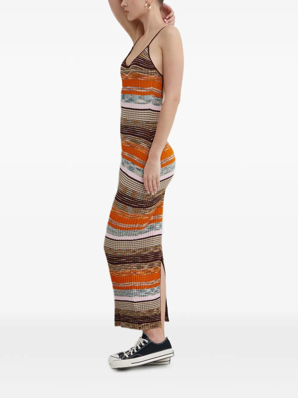 Desigual Jurk met open rug Oranje