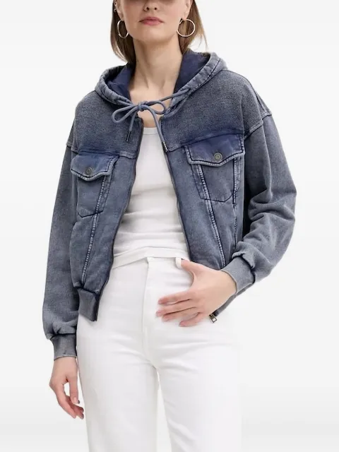Desigual hooded denim jacket
