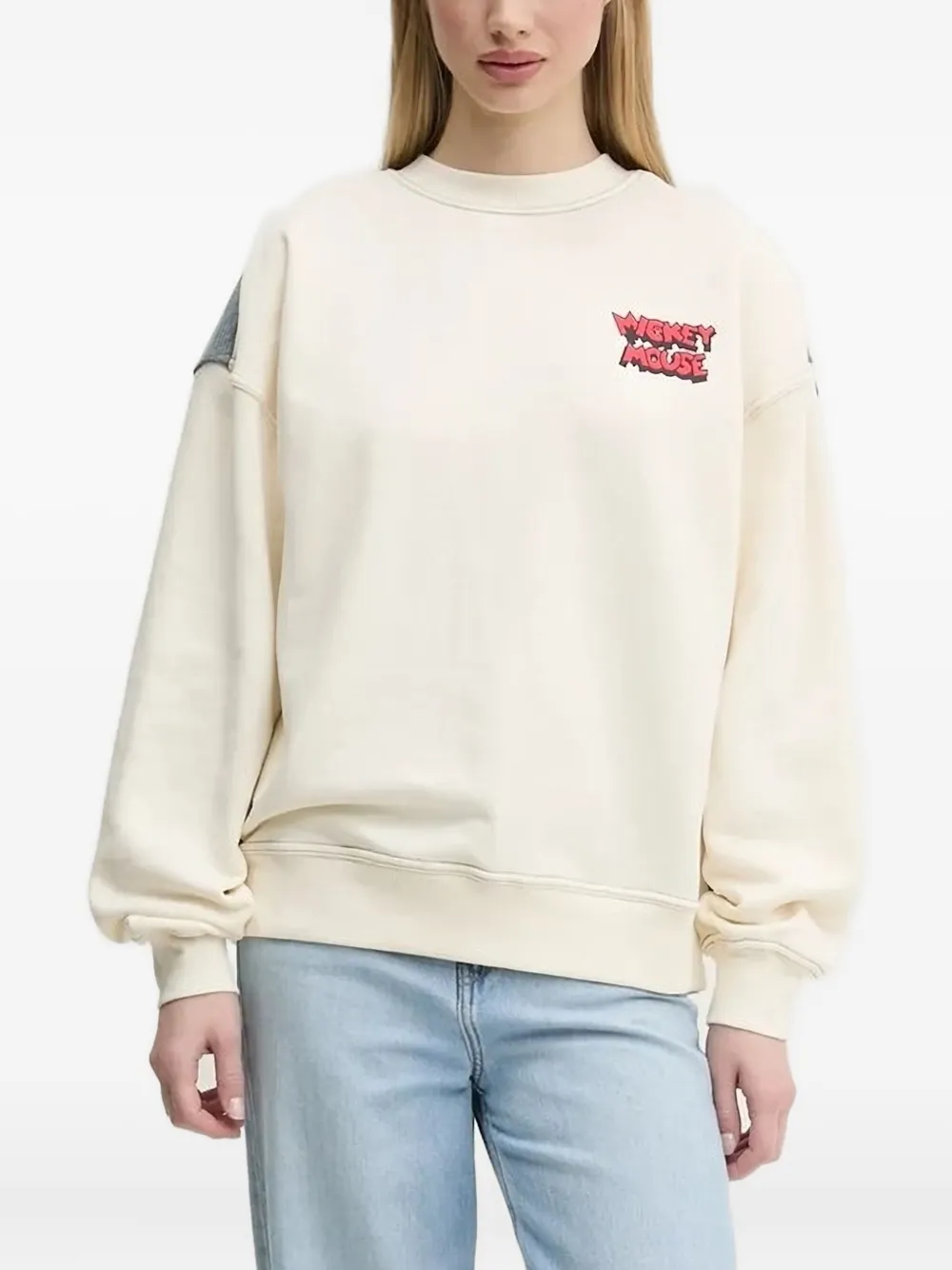 Desigual Graphic-print Sweatshirt In White