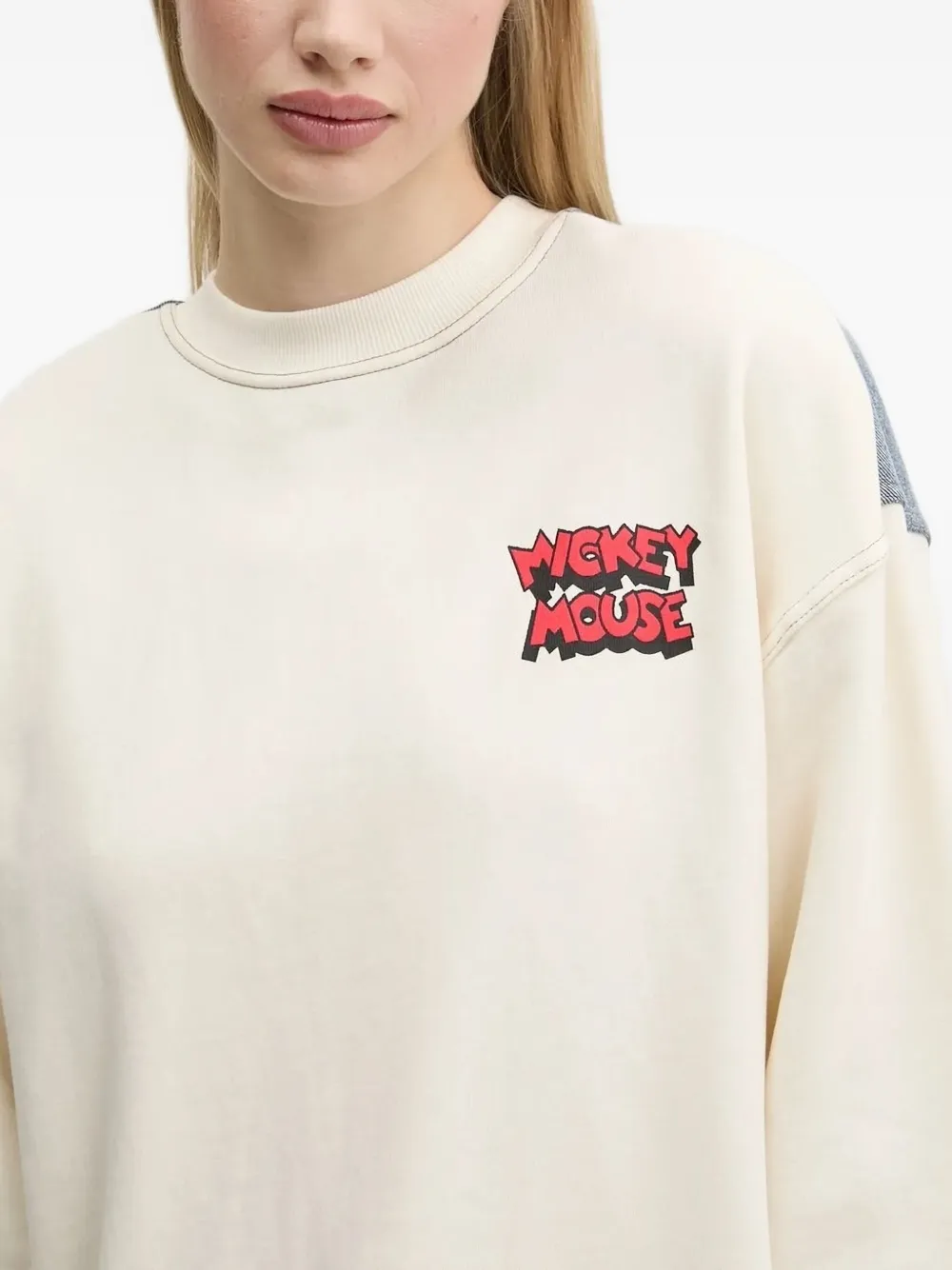 Desigual Graphic-print Sweatshirt In White
