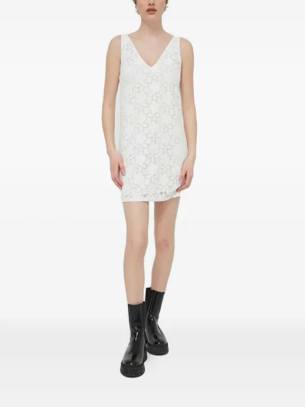 free people lace dress white Free People White Lace Gauze Dress (XS) – The Thrifty Hippy main image 0