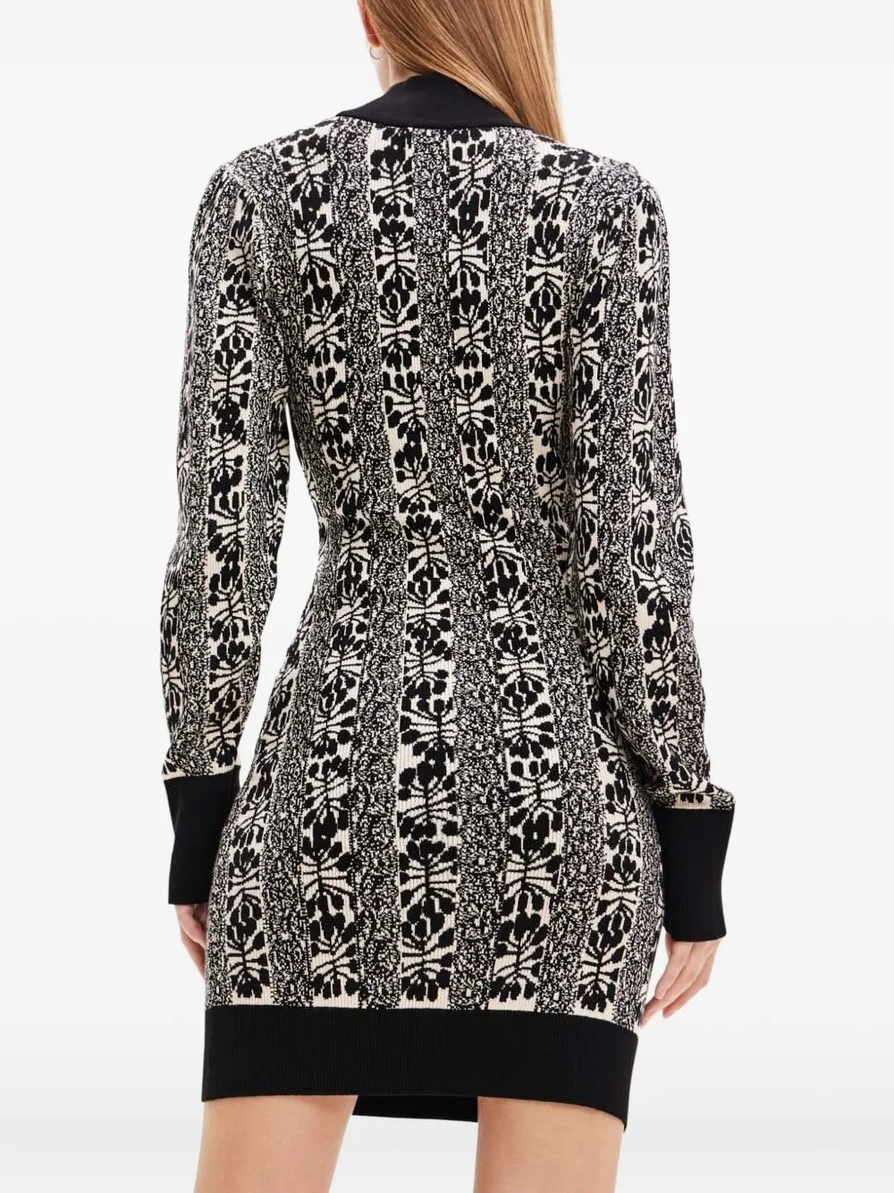 Desigual M. Christian Lacroix Floral-print Mini Dress In Black