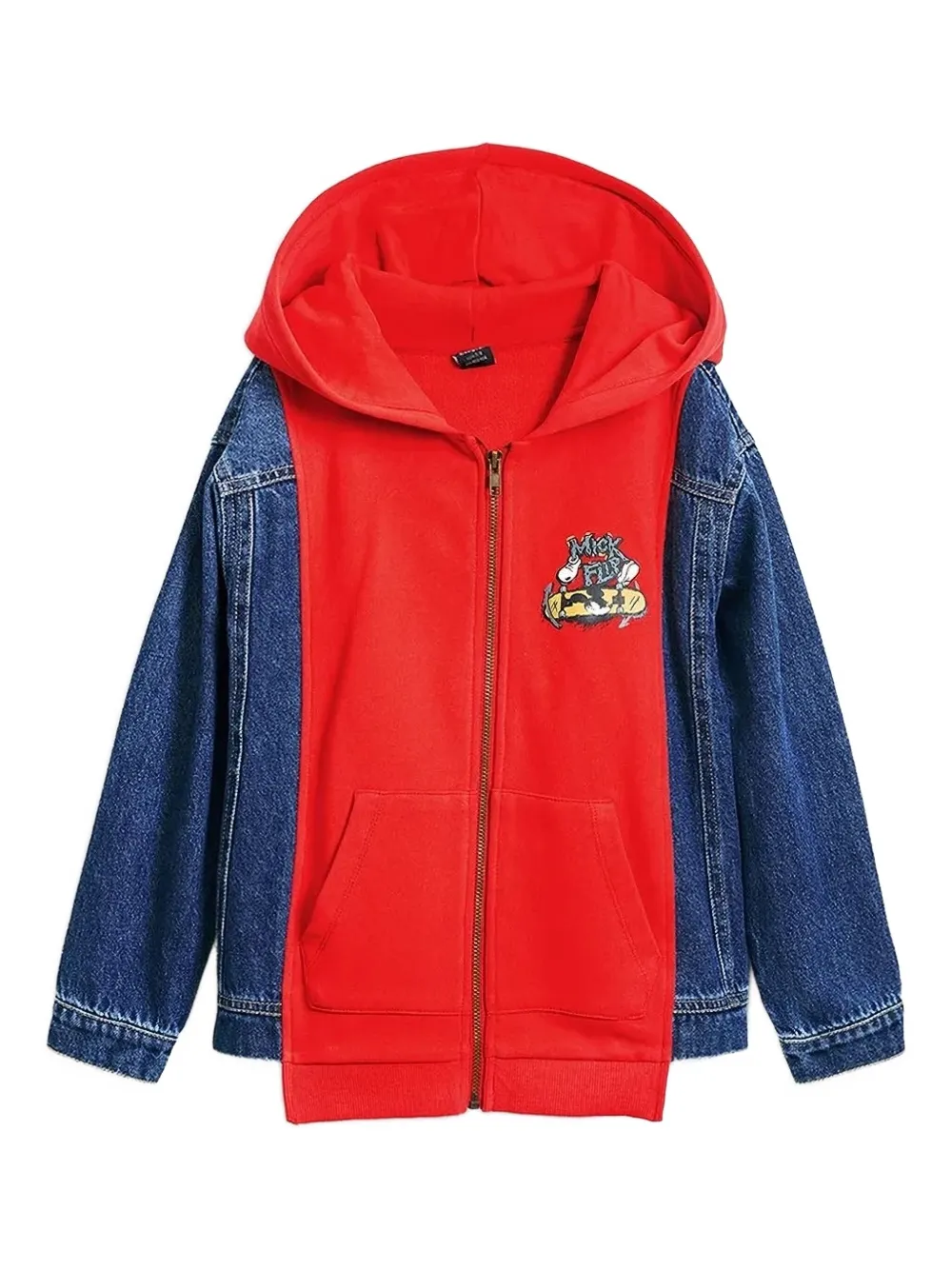 Desigual x Mickey Mouse™ spijkerjack Rood